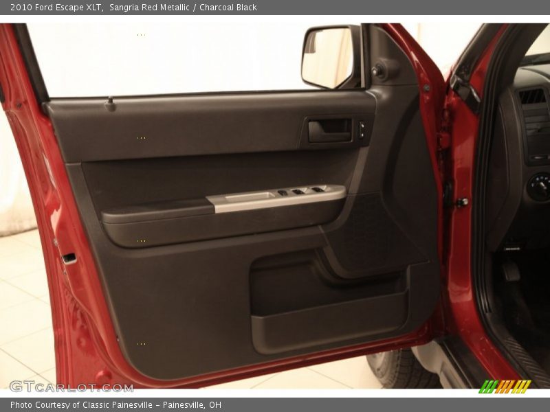 Sangria Red Metallic / Charcoal Black 2010 Ford Escape XLT