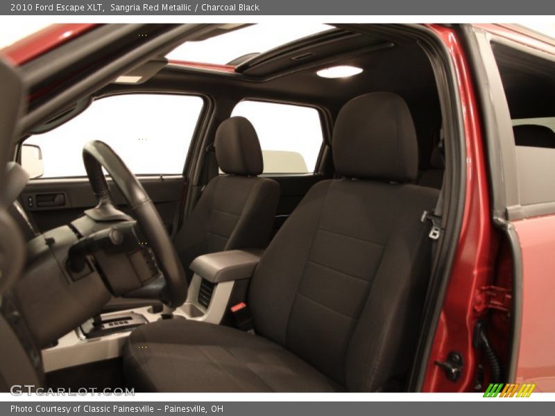 Sangria Red Metallic / Charcoal Black 2010 Ford Escape XLT