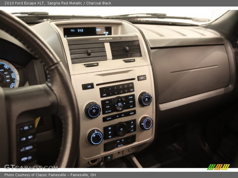 Sangria Red Metallic / Charcoal Black 2010 Ford Escape XLT