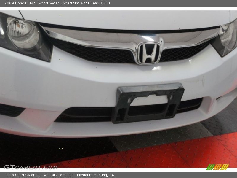 Spectrum White Pearl / Blue 2009 Honda Civic Hybrid Sedan