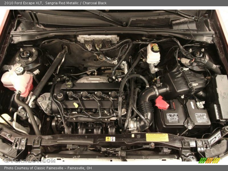 Sangria Red Metallic / Charcoal Black 2010 Ford Escape XLT