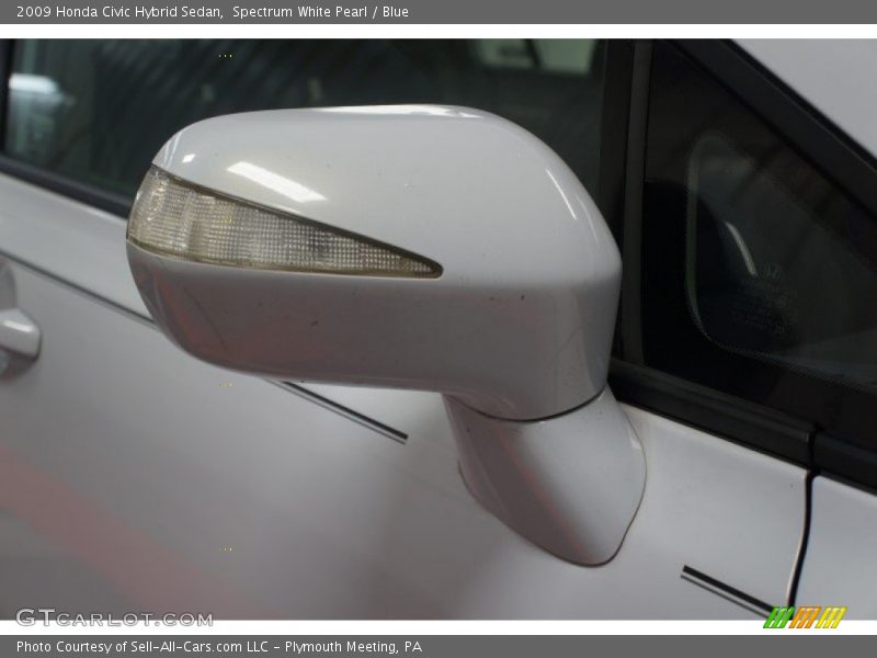 Spectrum White Pearl / Blue 2009 Honda Civic Hybrid Sedan