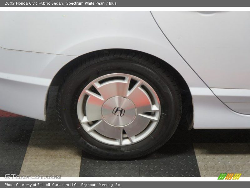 Spectrum White Pearl / Blue 2009 Honda Civic Hybrid Sedan