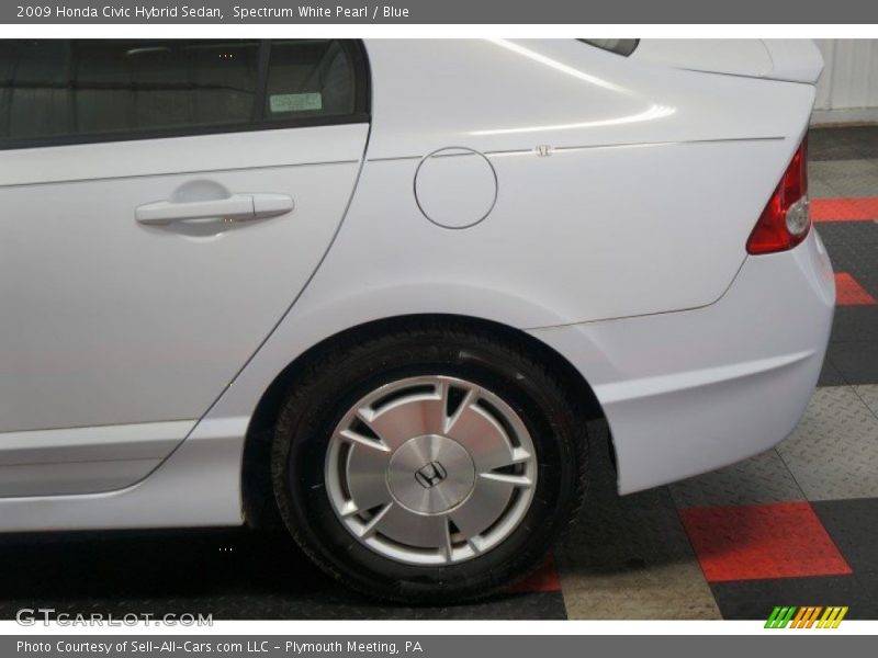 Spectrum White Pearl / Blue 2009 Honda Civic Hybrid Sedan