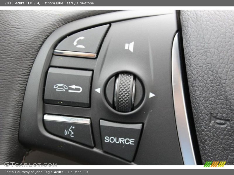 Fathom Blue Pearl / Graystone 2015 Acura TLX 2.4