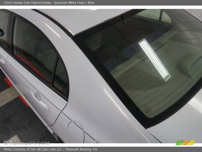 Spectrum White Pearl / Blue 2009 Honda Civic Hybrid Sedan