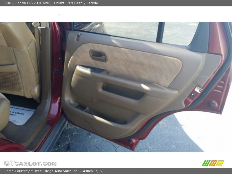 Chianti Red Pearl / Saddle 2002 Honda CR-V EX 4WD