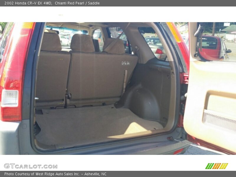 Chianti Red Pearl / Saddle 2002 Honda CR-V EX 4WD