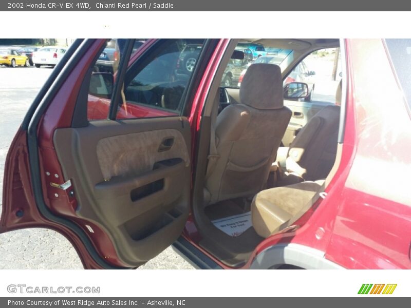 Chianti Red Pearl / Saddle 2002 Honda CR-V EX 4WD