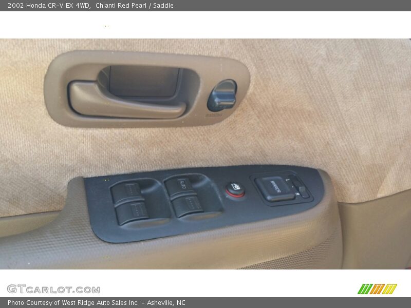 Chianti Red Pearl / Saddle 2002 Honda CR-V EX 4WD