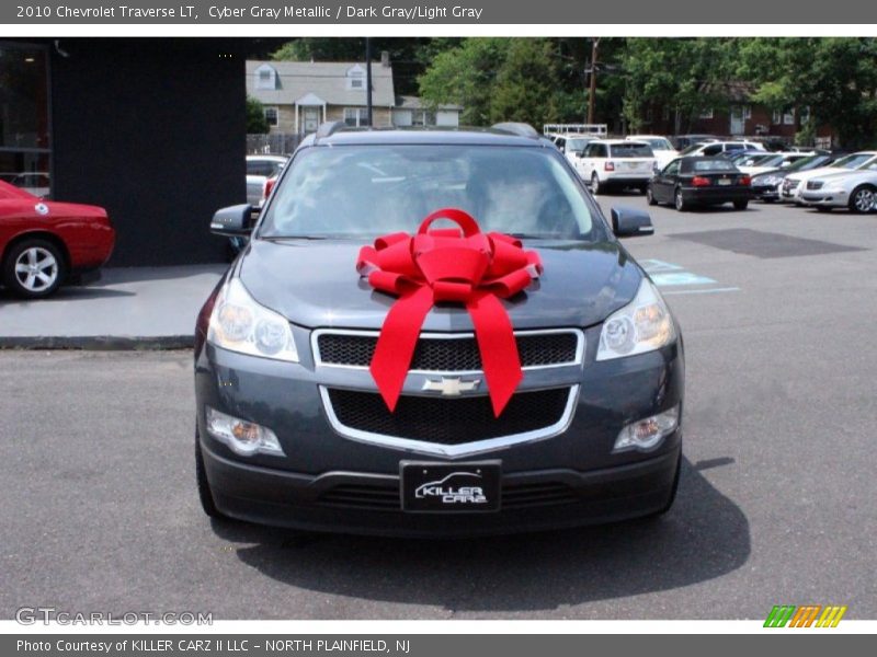 Cyber Gray Metallic / Dark Gray/Light Gray 2010 Chevrolet Traverse LT