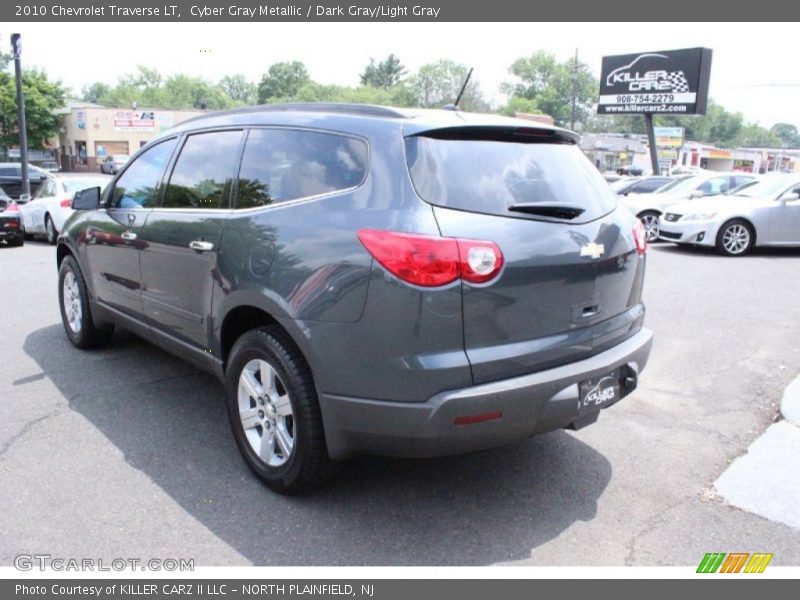Cyber Gray Metallic / Dark Gray/Light Gray 2010 Chevrolet Traverse LT