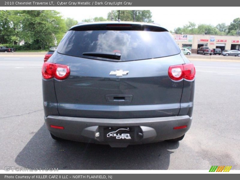 Cyber Gray Metallic / Dark Gray/Light Gray 2010 Chevrolet Traverse LT