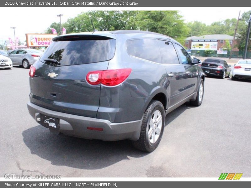 Cyber Gray Metallic / Dark Gray/Light Gray 2010 Chevrolet Traverse LT