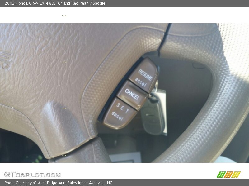 Chianti Red Pearl / Saddle 2002 Honda CR-V EX 4WD