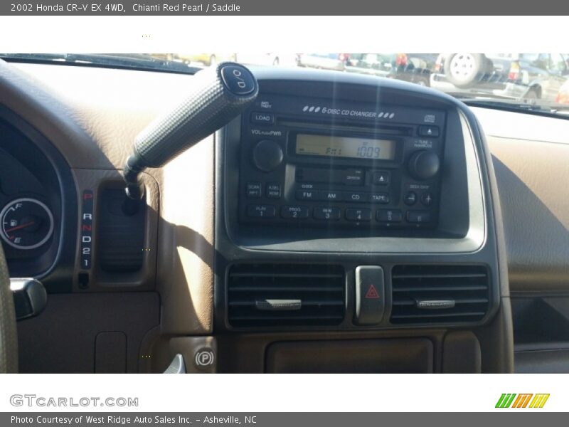 Chianti Red Pearl / Saddle 2002 Honda CR-V EX 4WD