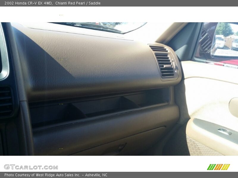 Chianti Red Pearl / Saddle 2002 Honda CR-V EX 4WD