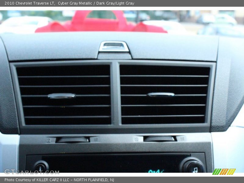 Cyber Gray Metallic / Dark Gray/Light Gray 2010 Chevrolet Traverse LT