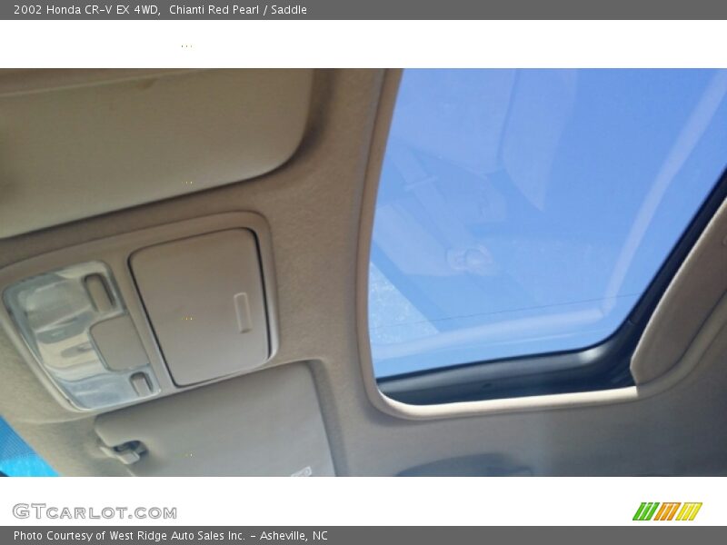 Chianti Red Pearl / Saddle 2002 Honda CR-V EX 4WD