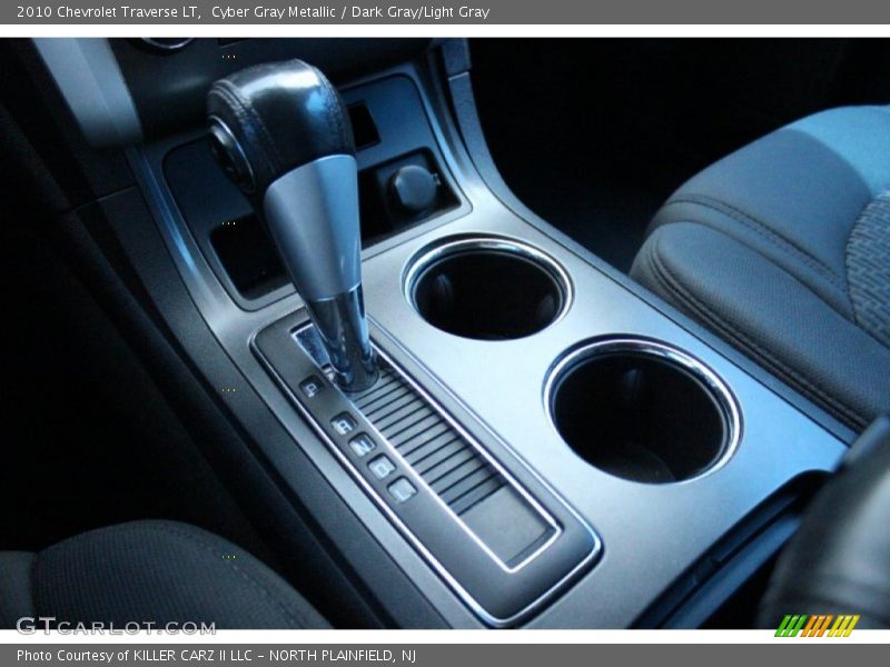 Cyber Gray Metallic / Dark Gray/Light Gray 2010 Chevrolet Traverse LT