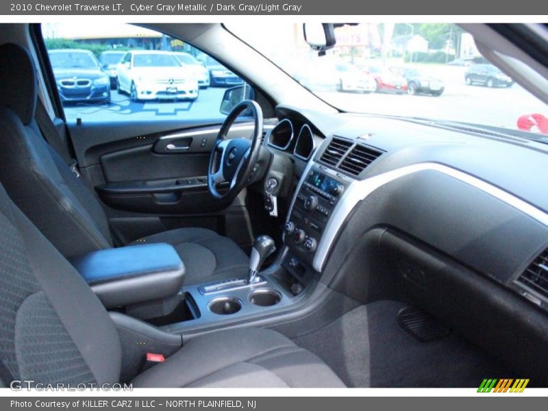 Cyber Gray Metallic / Dark Gray/Light Gray 2010 Chevrolet Traverse LT