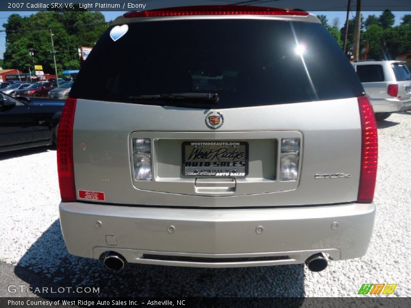 Light Platinum / Ebony 2007 Cadillac SRX V6