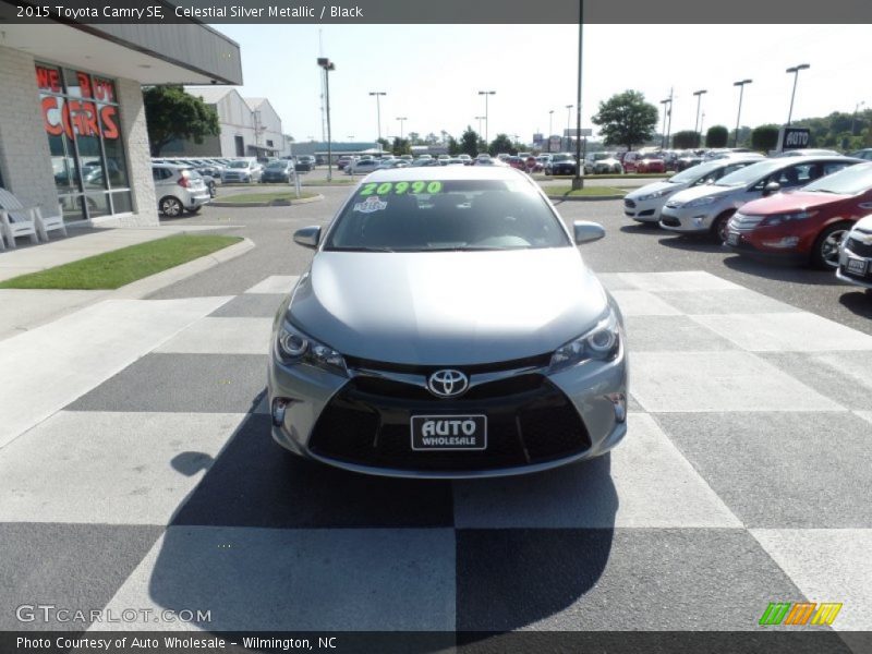 Celestial Silver Metallic / Black 2015 Toyota Camry SE