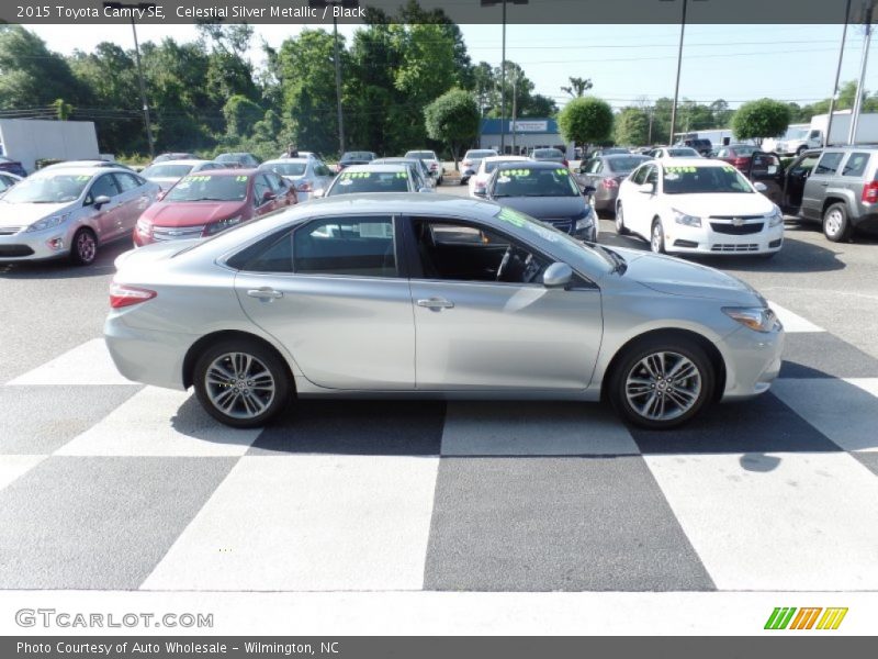 Celestial Silver Metallic / Black 2015 Toyota Camry SE