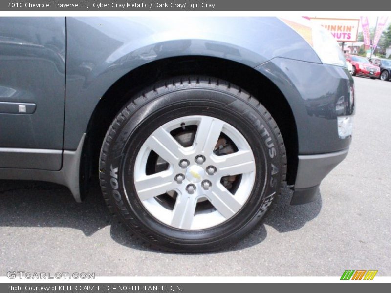 Cyber Gray Metallic / Dark Gray/Light Gray 2010 Chevrolet Traverse LT