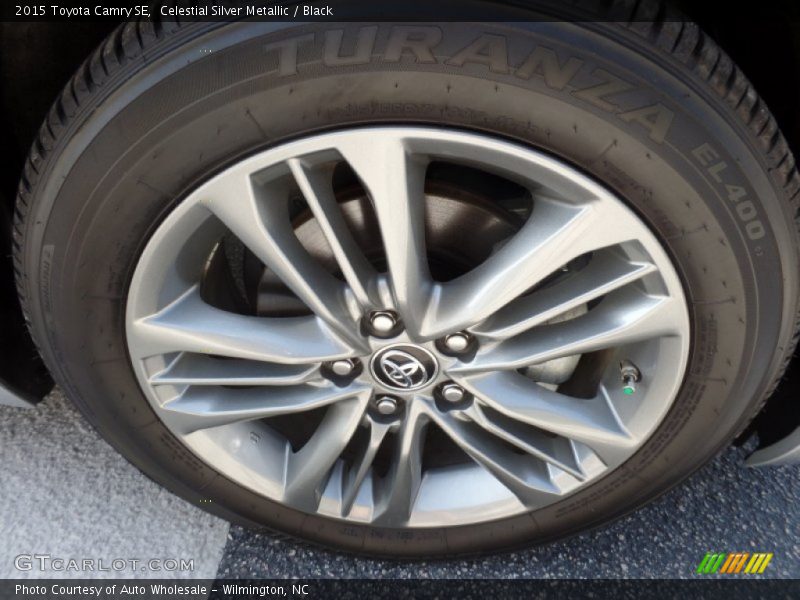 Celestial Silver Metallic / Black 2015 Toyota Camry SE