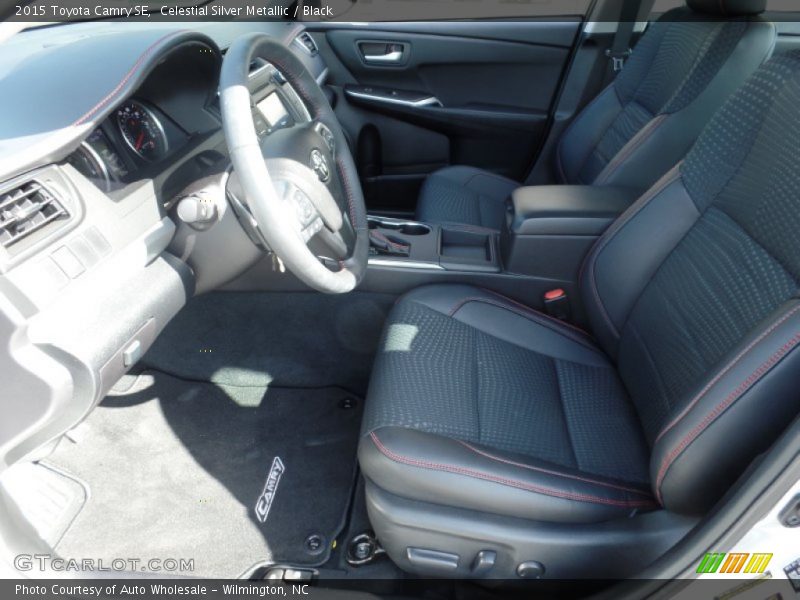 Celestial Silver Metallic / Black 2015 Toyota Camry SE