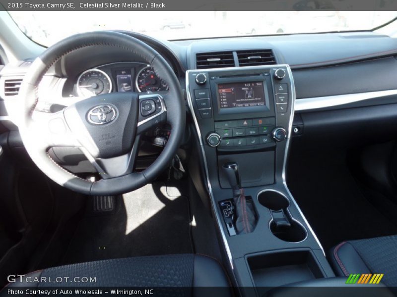 Celestial Silver Metallic / Black 2015 Toyota Camry SE