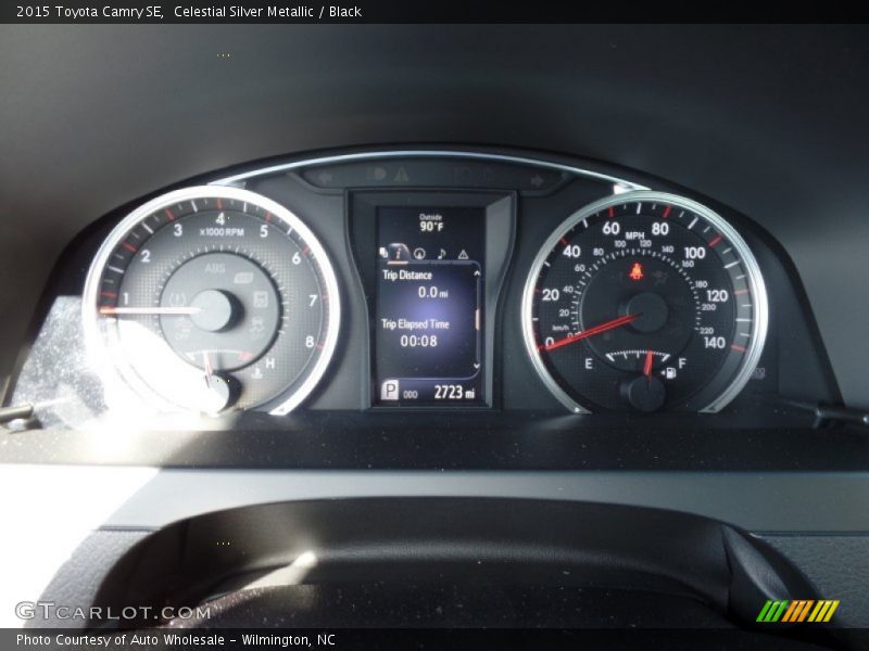 Celestial Silver Metallic / Black 2015 Toyota Camry SE
