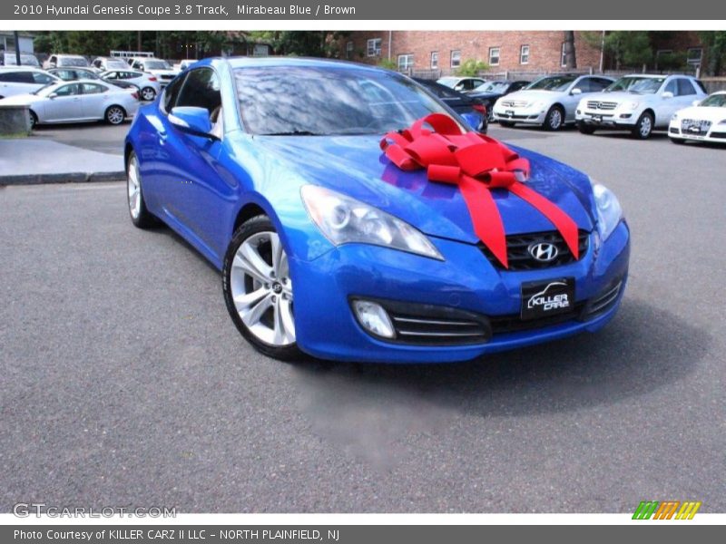 Mirabeau Blue / Brown 2010 Hyundai Genesis Coupe 3.8 Track