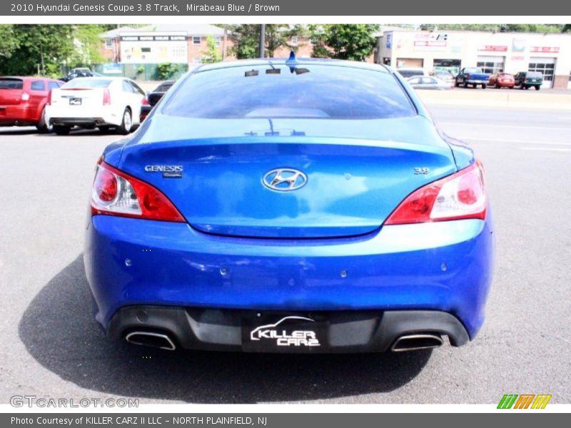 Mirabeau Blue / Brown 2010 Hyundai Genesis Coupe 3.8 Track