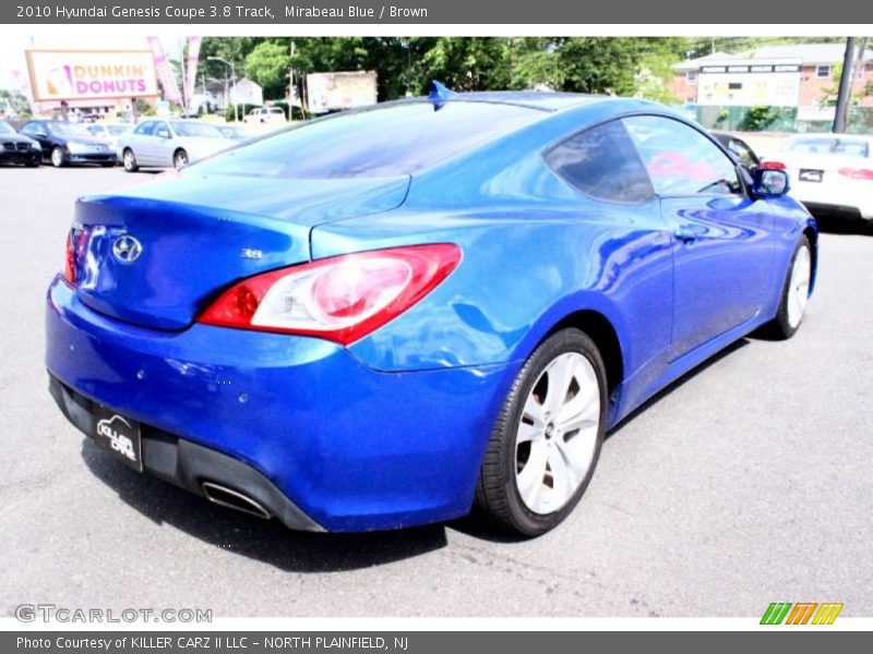 Mirabeau Blue / Brown 2010 Hyundai Genesis Coupe 3.8 Track