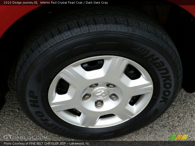 Inferno Red Crystal Pearl Coat / Dark Slate Gray 2010 Dodge Journey SE