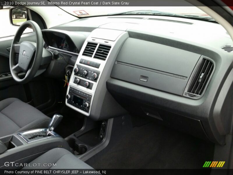 Inferno Red Crystal Pearl Coat / Dark Slate Gray 2010 Dodge Journey SE