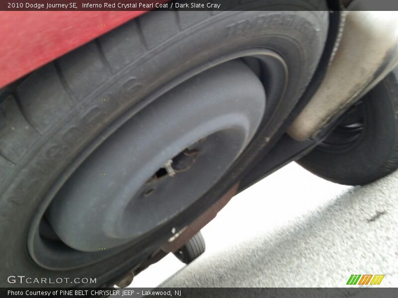 Inferno Red Crystal Pearl Coat / Dark Slate Gray 2010 Dodge Journey SE