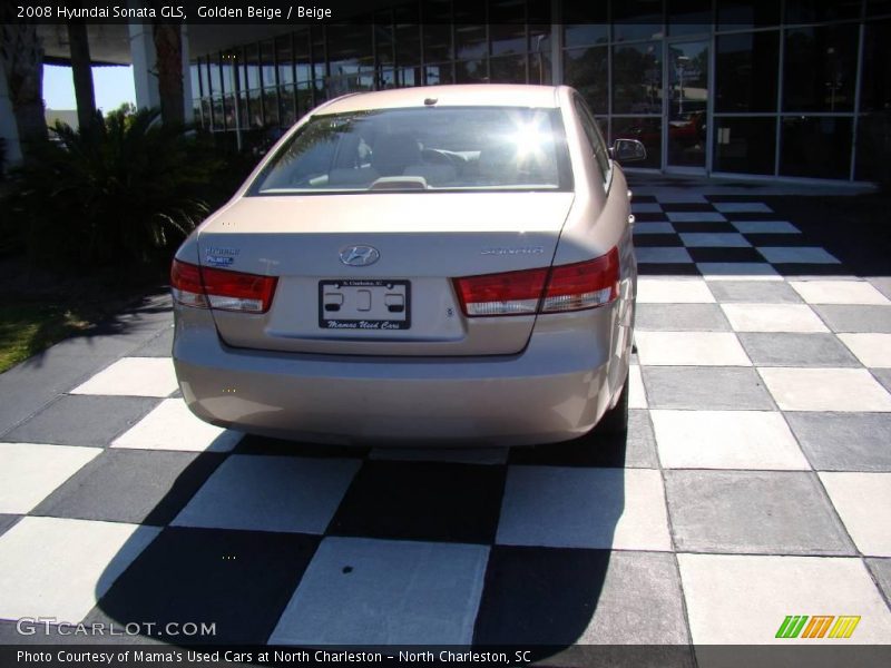 Golden Beige / Beige 2008 Hyundai Sonata GLS