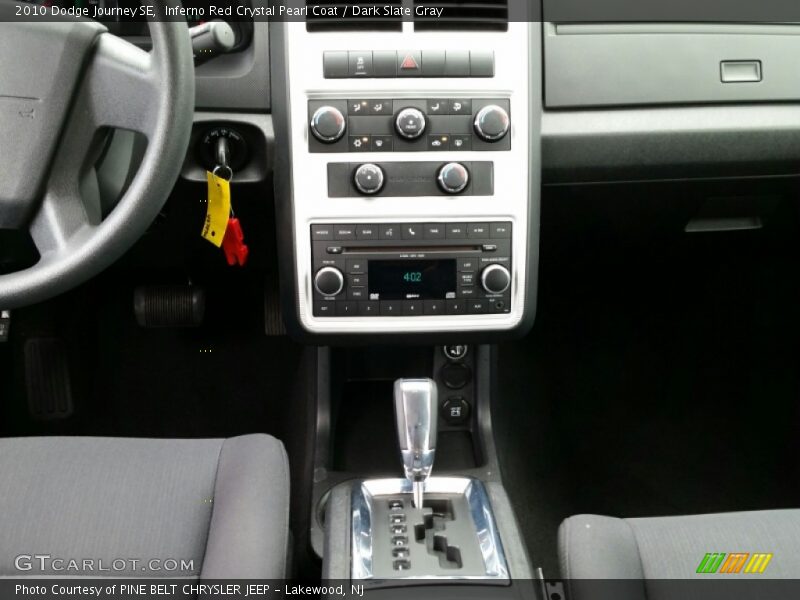 Inferno Red Crystal Pearl Coat / Dark Slate Gray 2010 Dodge Journey SE