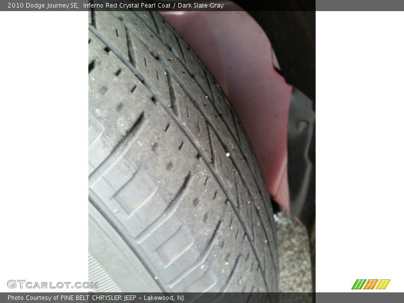 Inferno Red Crystal Pearl Coat / Dark Slate Gray 2010 Dodge Journey SE