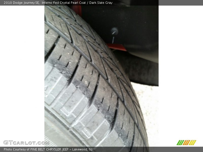 Inferno Red Crystal Pearl Coat / Dark Slate Gray 2010 Dodge Journey SE