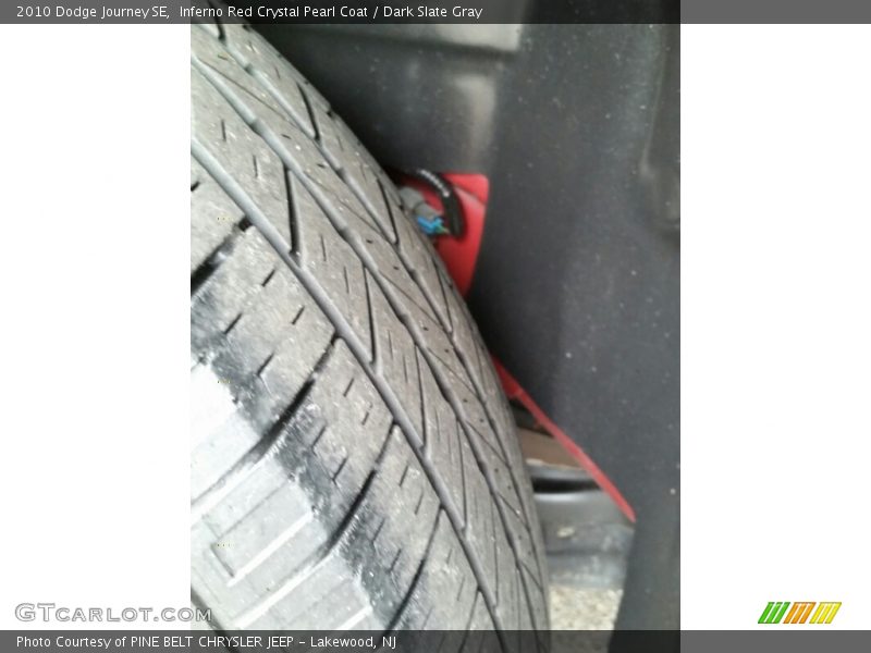 Inferno Red Crystal Pearl Coat / Dark Slate Gray 2010 Dodge Journey SE