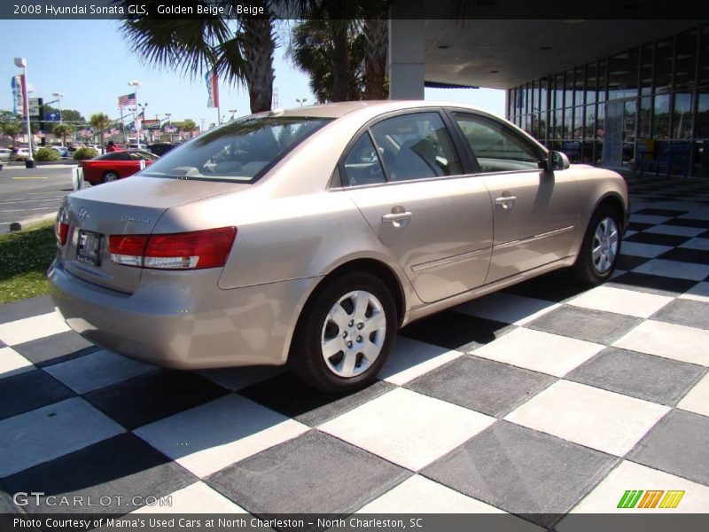 Golden Beige / Beige 2008 Hyundai Sonata GLS