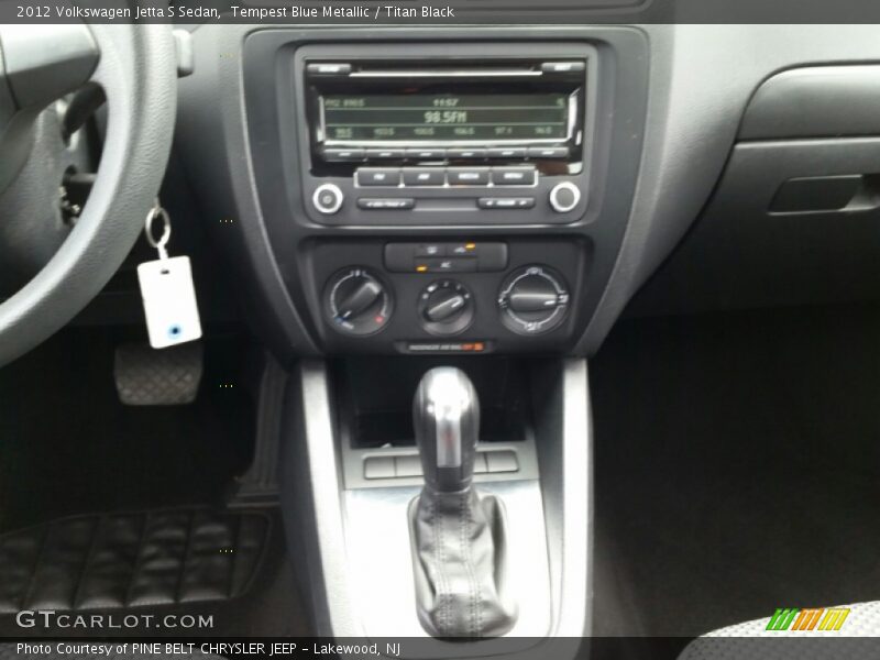 Tempest Blue Metallic / Titan Black 2012 Volkswagen Jetta S Sedan