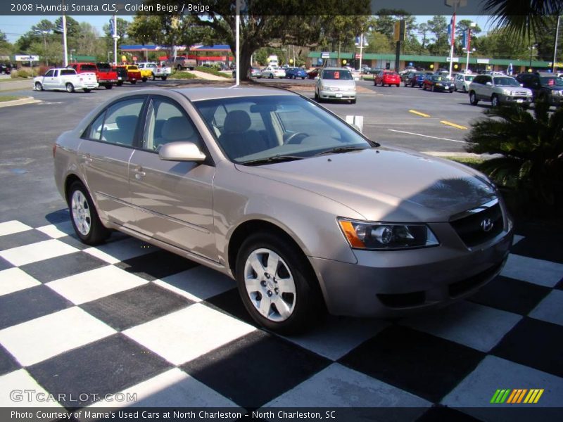 Golden Beige / Beige 2008 Hyundai Sonata GLS