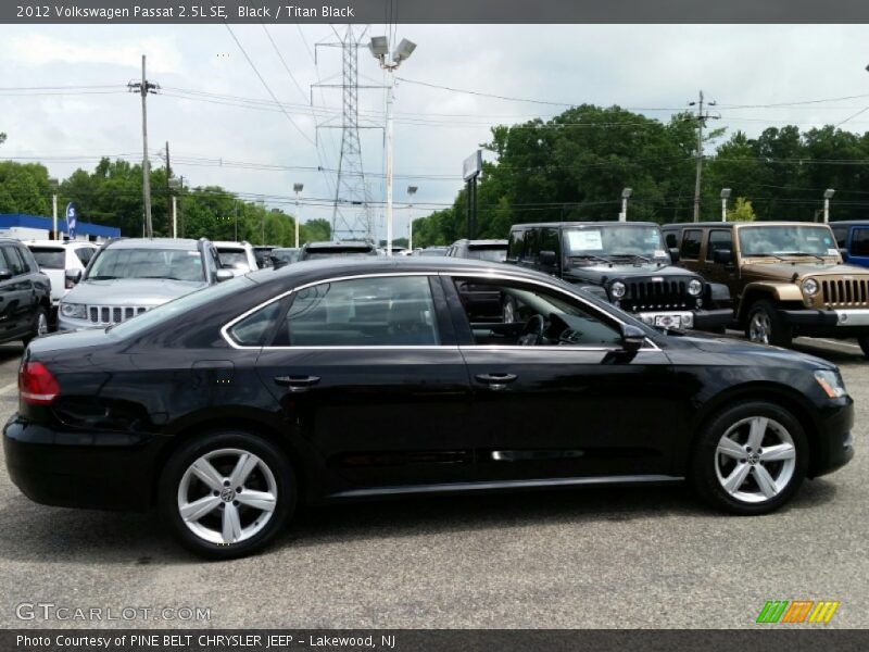 Black / Titan Black 2012 Volkswagen Passat 2.5L SE