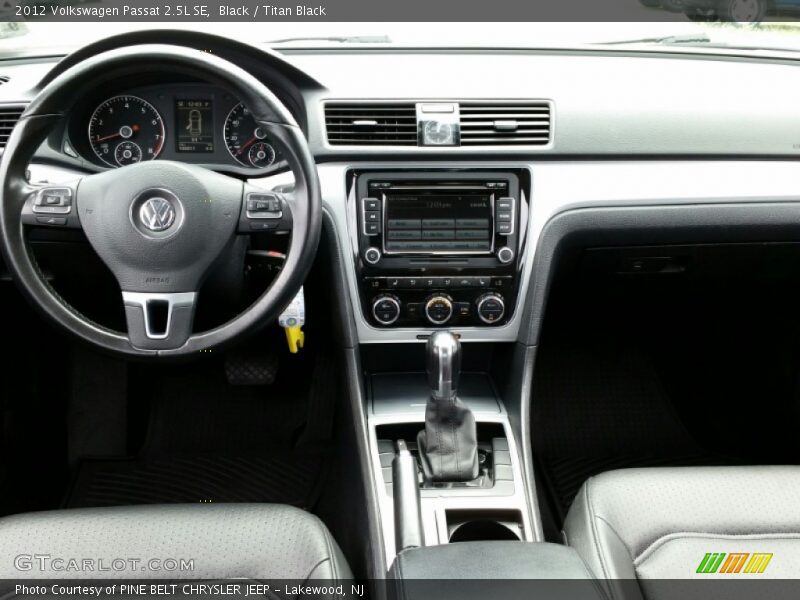 Black / Titan Black 2012 Volkswagen Passat 2.5L SE