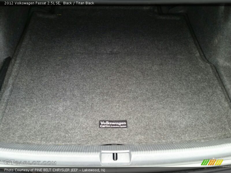 Black / Titan Black 2012 Volkswagen Passat 2.5L SE